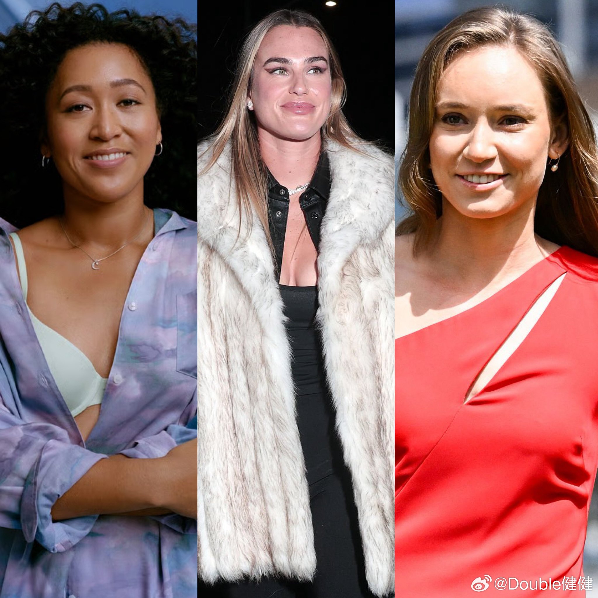 现役最佳硬地女网选手会是谁？萨巴伦卡🇧🇾莱巴金娜🇰🇿大坂直美🇯🇵体育