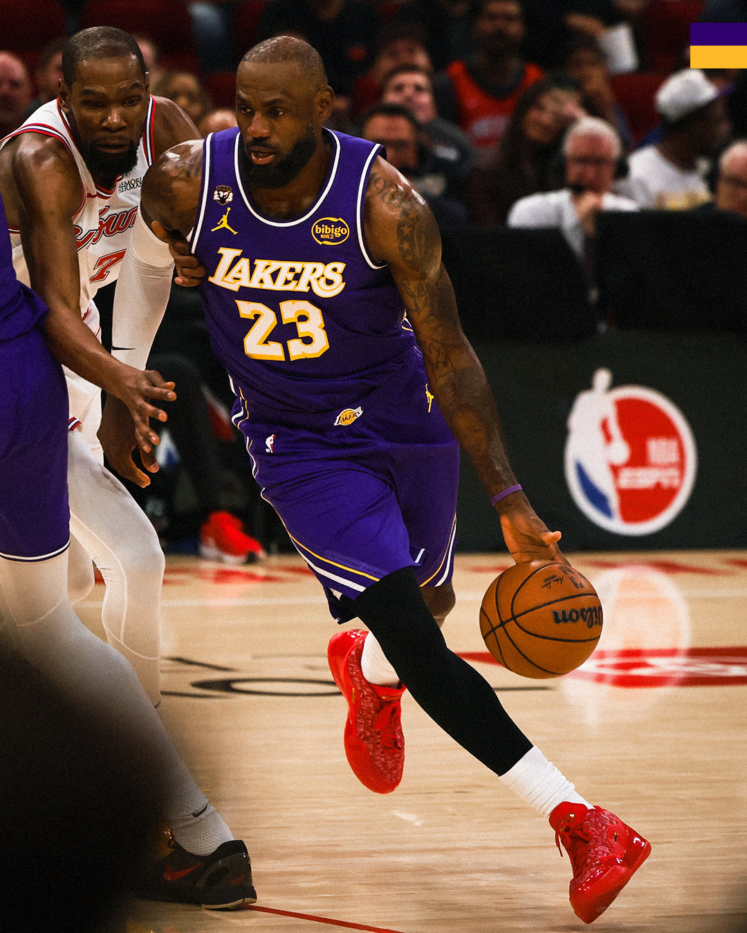 湖人vs火箭 | 第一节🔚湖人3️⃣5️⃣ - 2️⃣6️⃣火箭第一节后段夹击