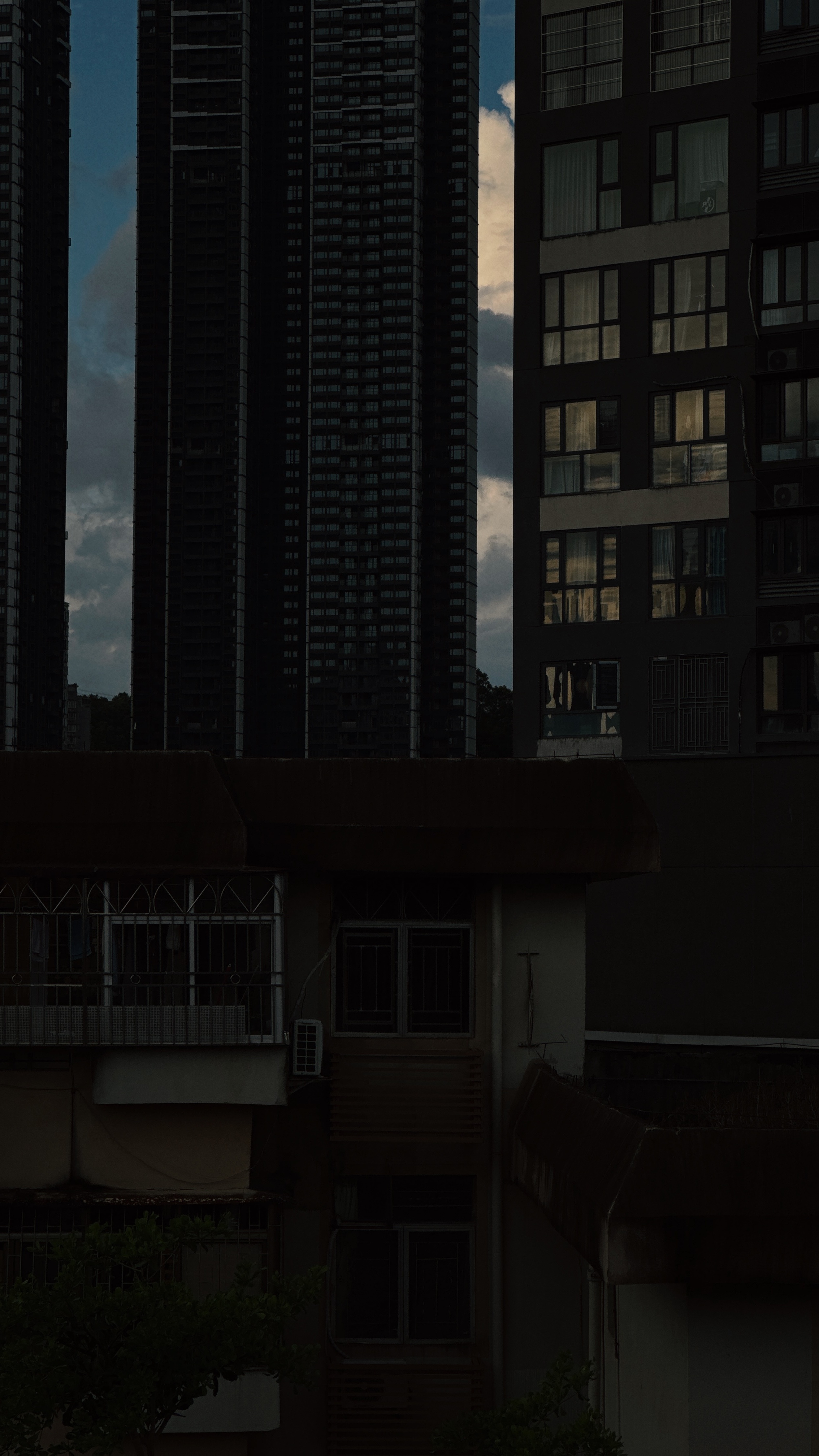 罗湖傍晚。 