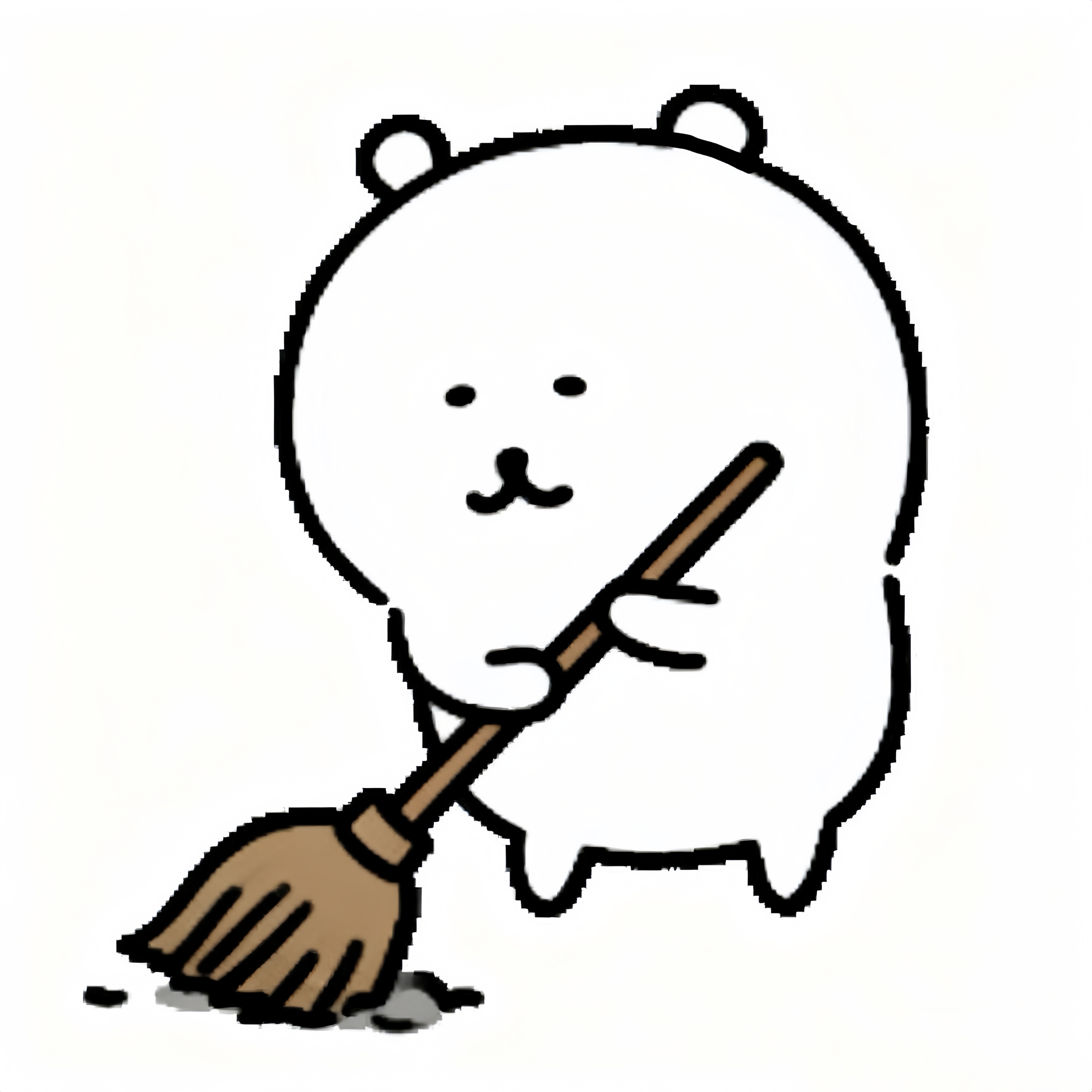 人 熊帮你扫除霉运 