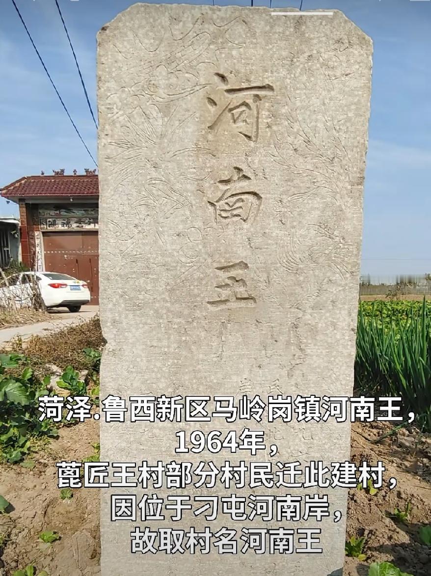 菏泽两区的河南王
鲁西新区马岭岗镇河南王，隶属篦匠王行政村
篦匠王位于马岭岗南3