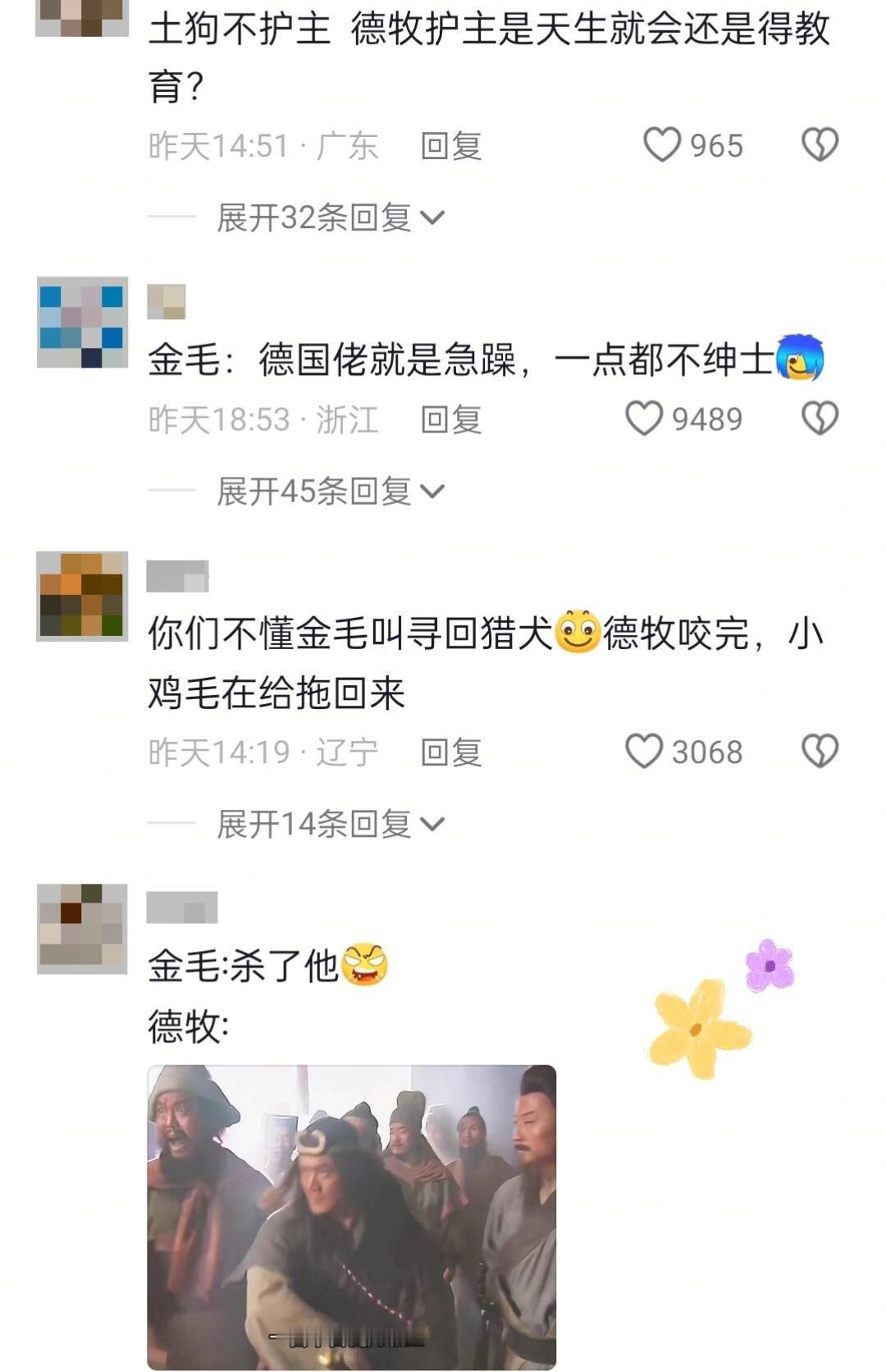第二天的德牧：谁再帮你谁是狗🐶 