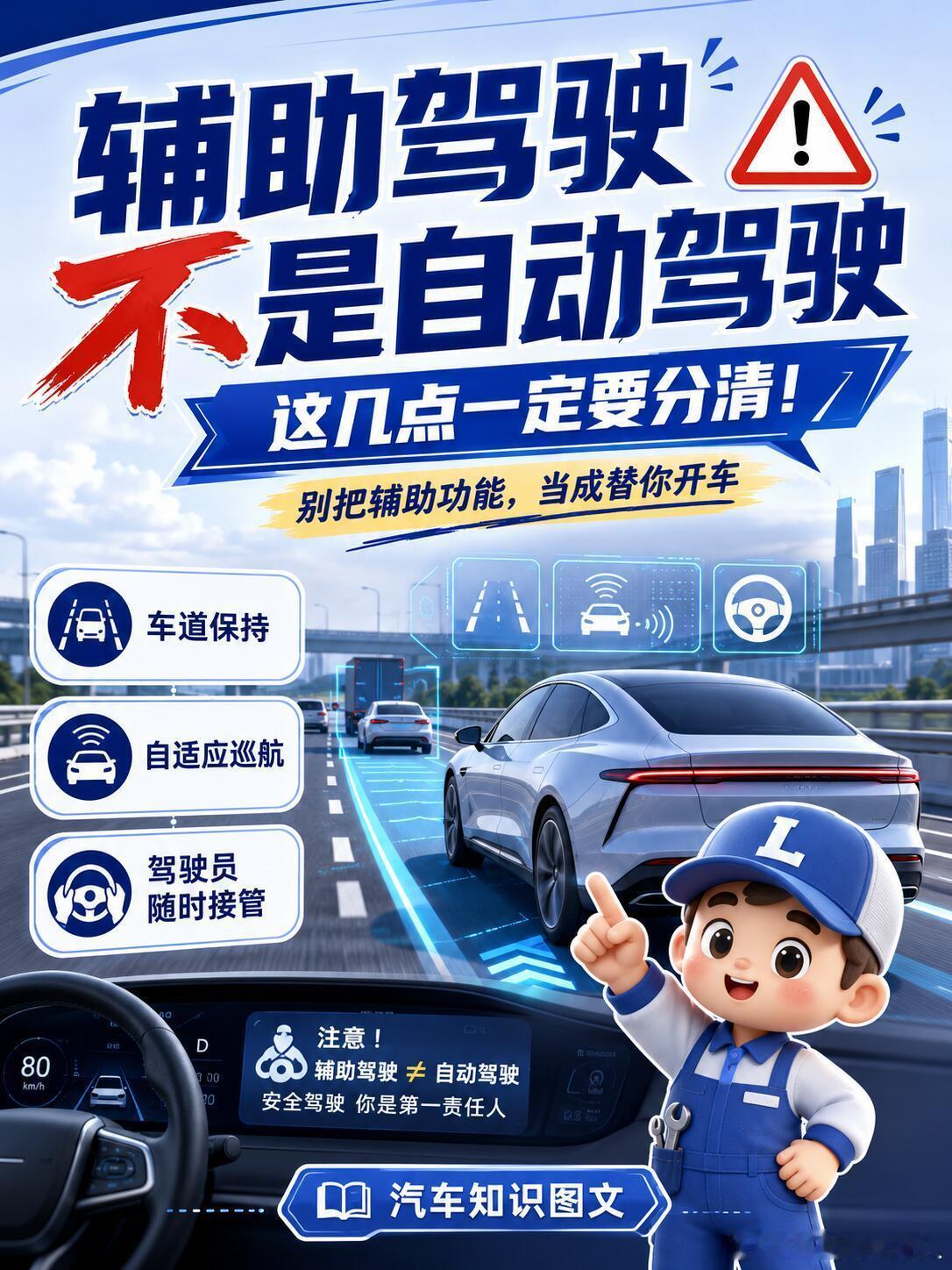 哪些辅助驾驶功能会让你安心现在车上的辅助驾驶越做越花哨，不少人觉得真的好用，跑高
