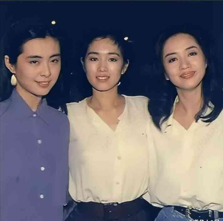 王祖贤巩俐梅艳芳三人合影旧照, 年轻真的啥都好看。