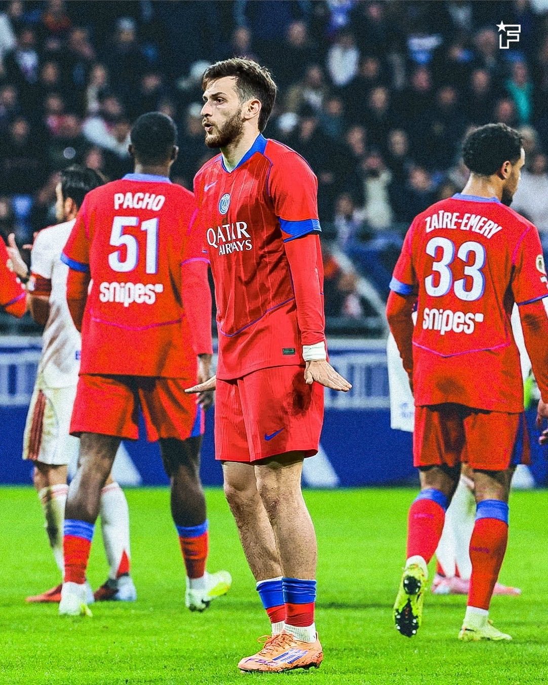 法甲[超话]  法甲第12轮：巴黎3-2里昂，内维斯补时绝杀北京时间11月10日