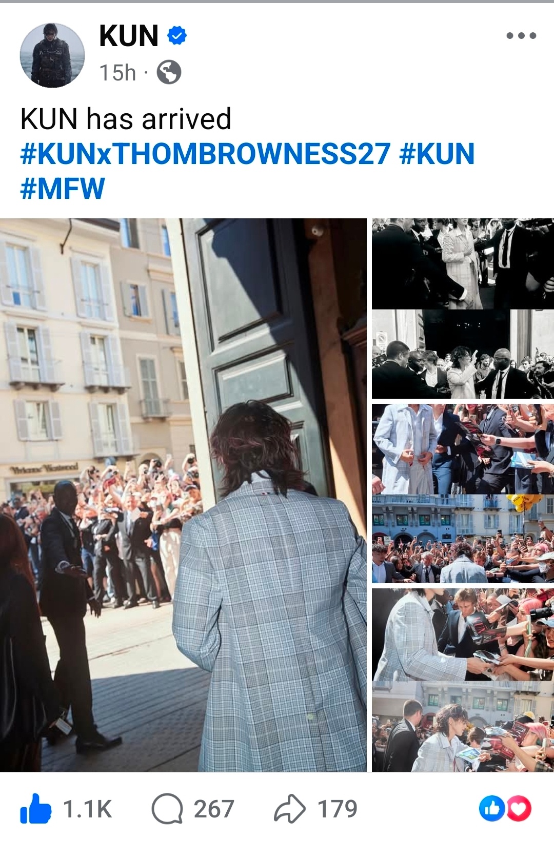 ✍🏻260622蔡徐坤更新X 、Facebook“KUN has arrive