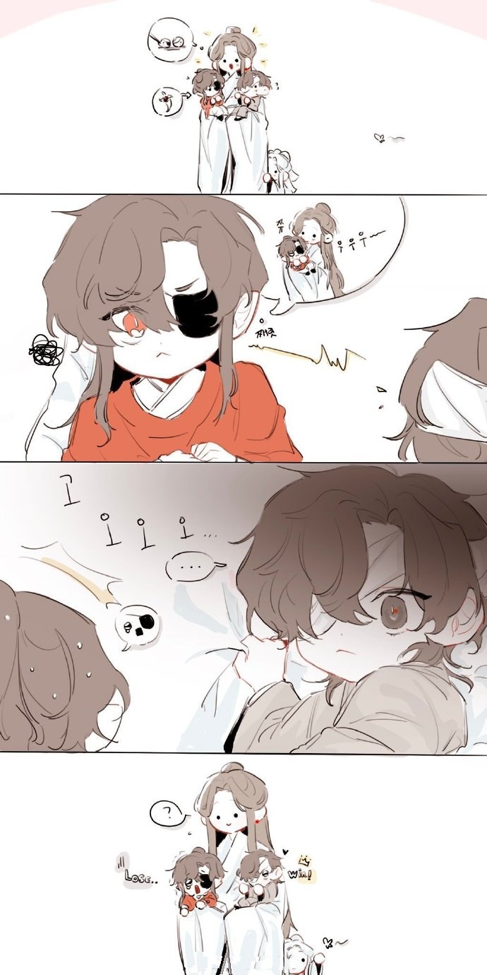 天官赐福  漫画  满满占有欲，小厄命被红红儿吓哭了[笑cry][笑cry] 