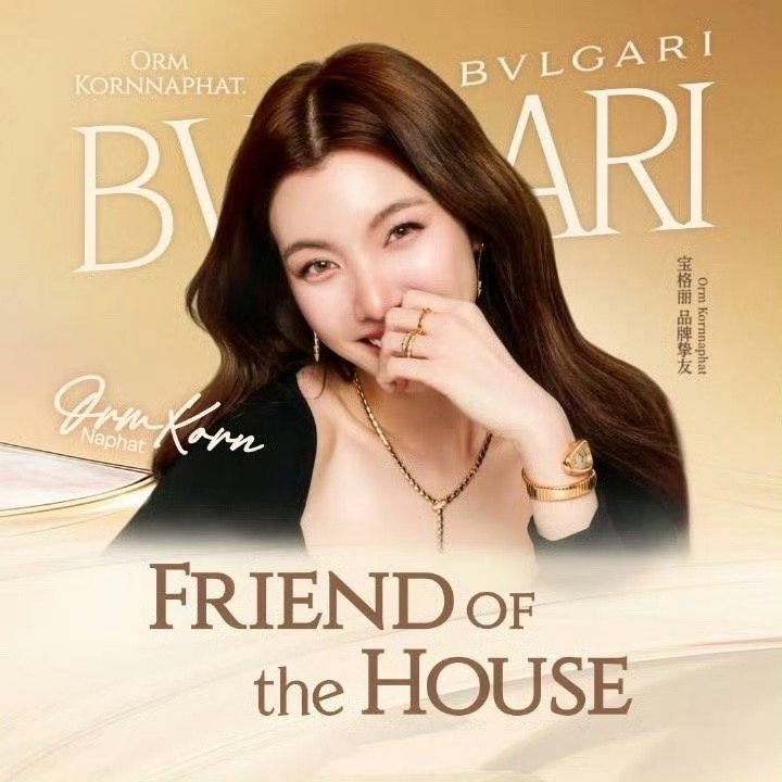 Orm Kornnaphat成为宝格丽品牌挚友，泰星首位且唯一最年轻顶奢珠宝品牌