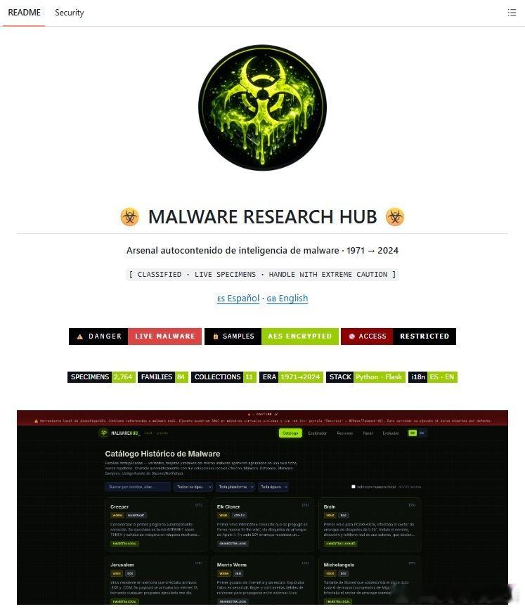 【这本病毒百科全书，把半个世纪的数字核武搬进了你的浏览器】开发者darama22