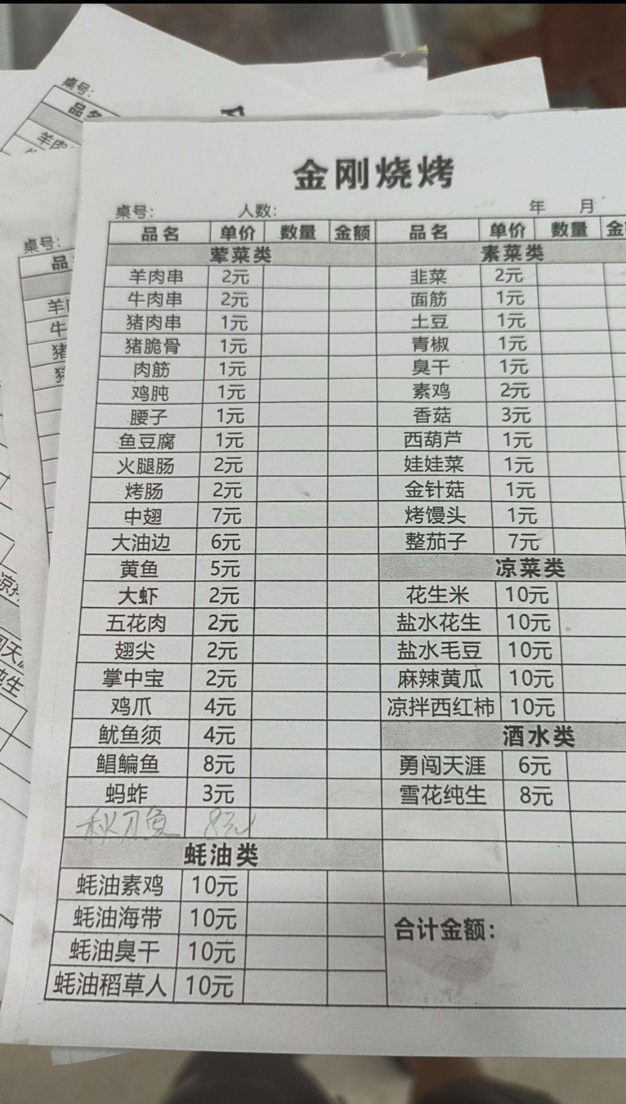 金刚烧烤感觉韩国名字，这价格可以呀！还有其他隐性消费吗？