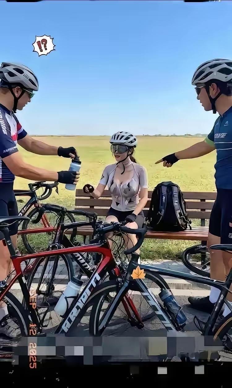 骑行的团队里真是很和睦