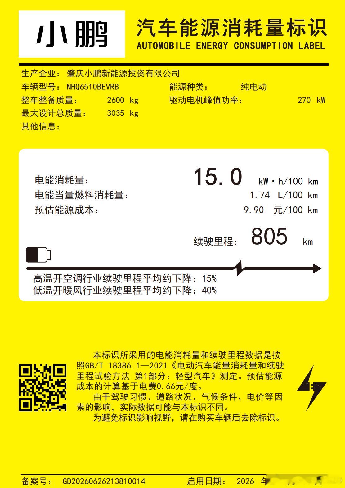 小鹏G9L最长续航的版本有805公里续航，大家满意不满意 