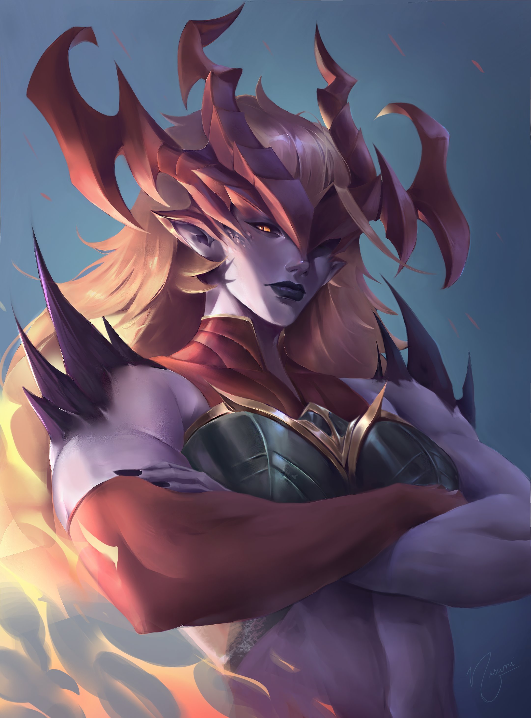 希瓦娜（cr:Nisumi_Art）英雄联盟