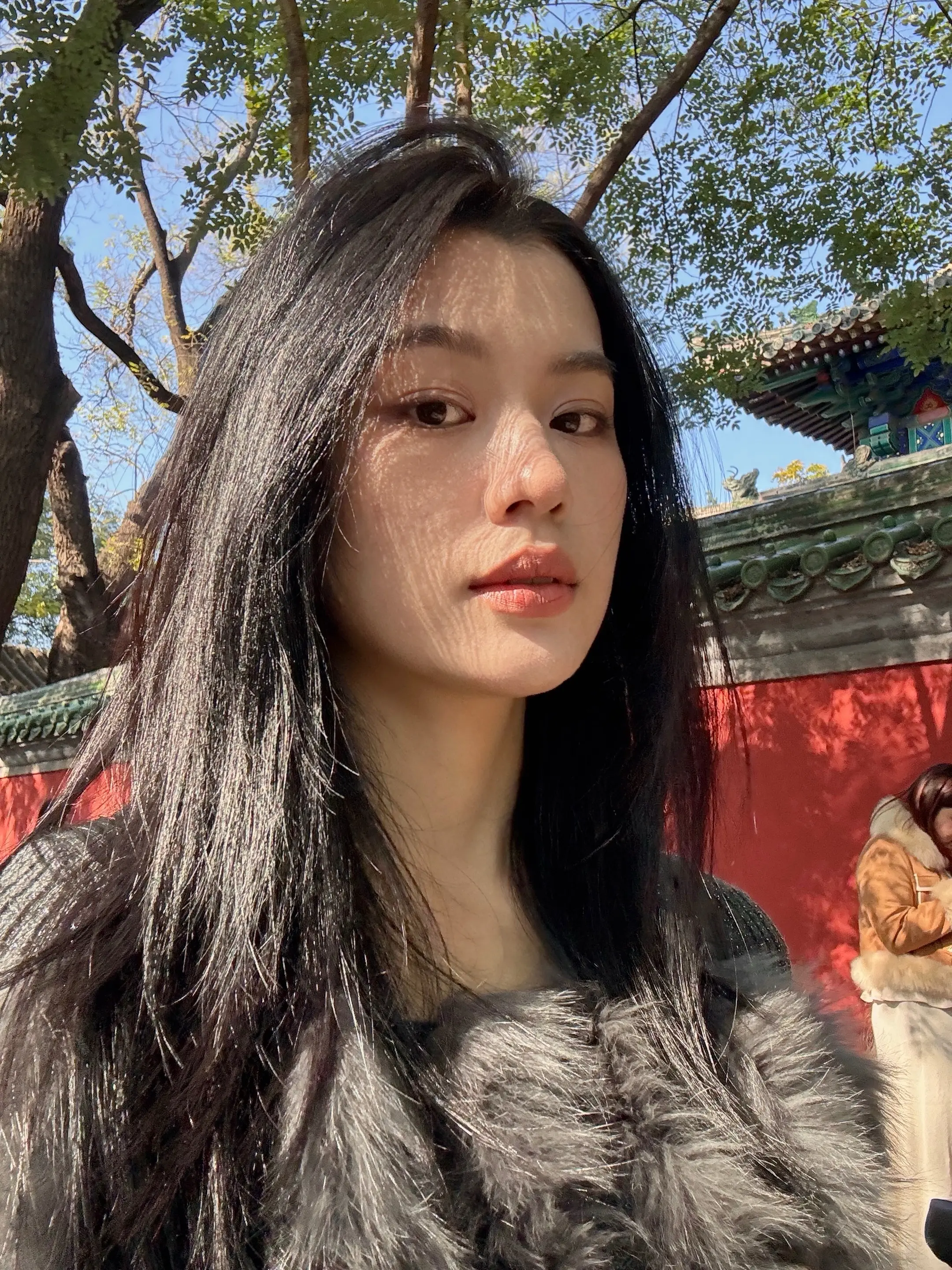 就这样落落大方的美