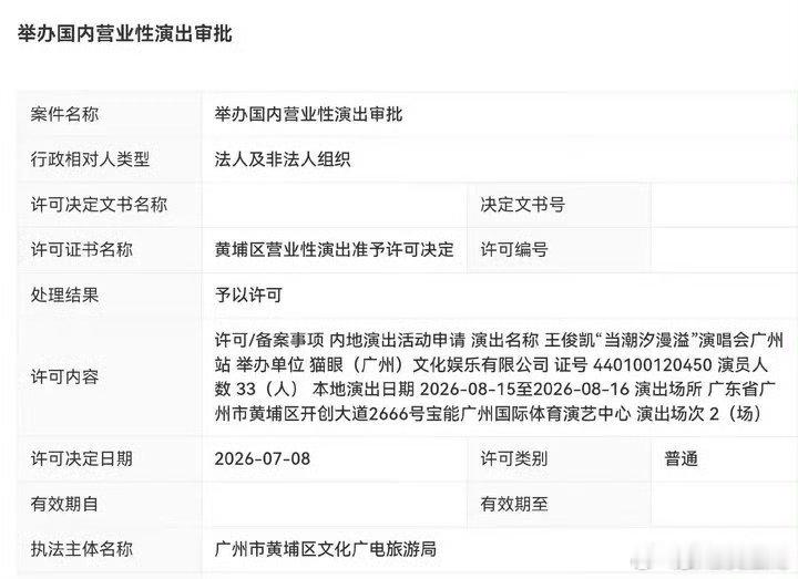 王俊凯广州演唱会通过审批王俊凯广州站审批通过周杰伦王俊凯演唱会想看榜前二 广州巡
