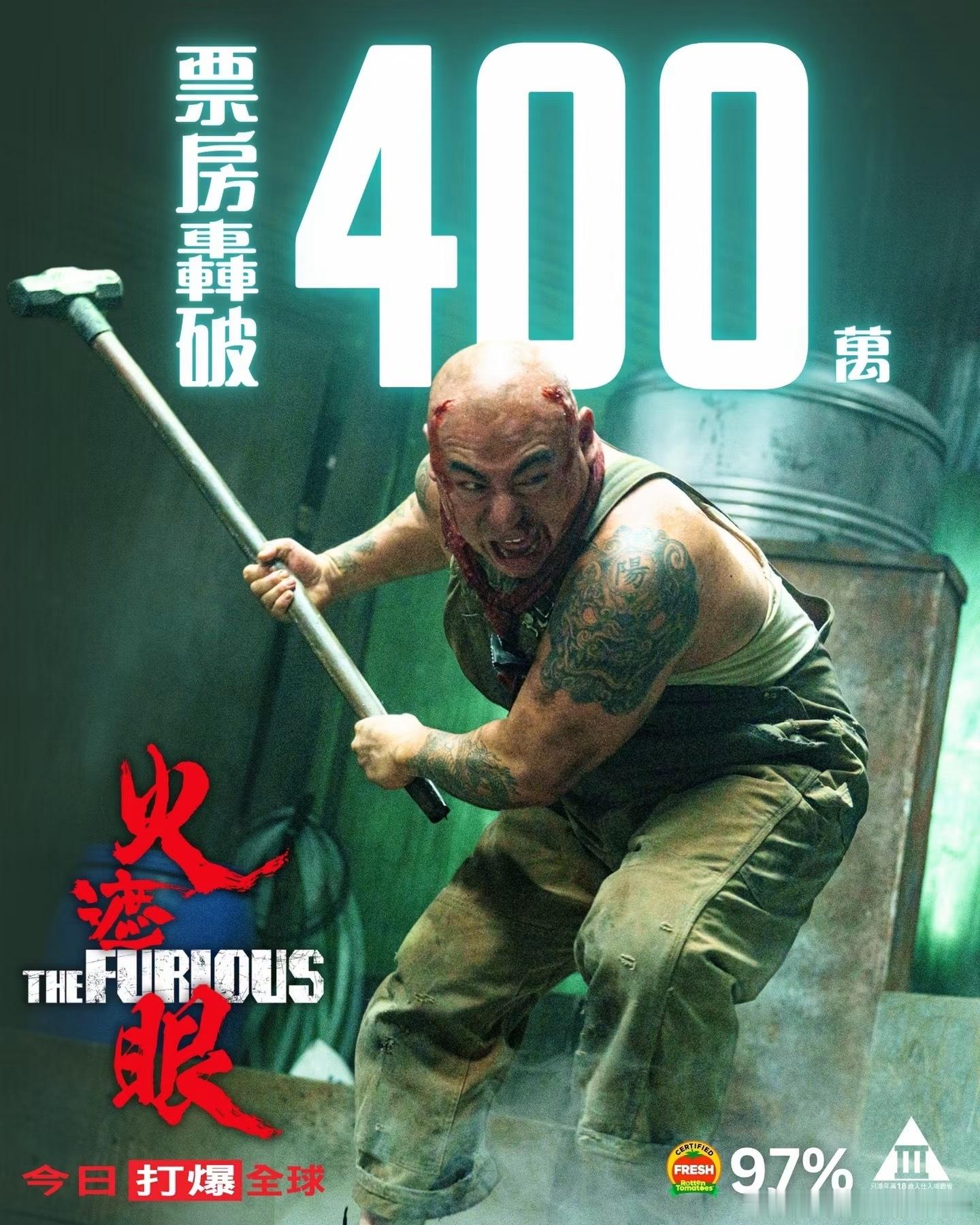 电影火遮眼 香港地区票房破400w 