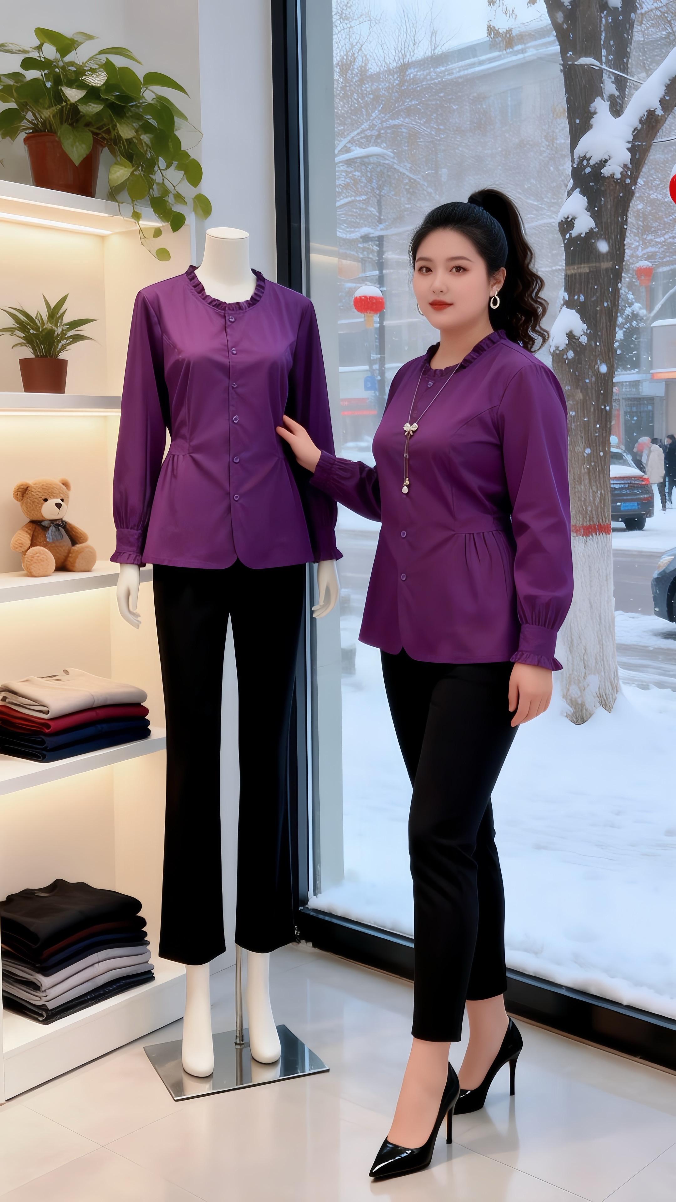 大码女装显瘦穿搭梨形身材穿搭高级感穿搭 不怕你胖就怕你不时尚