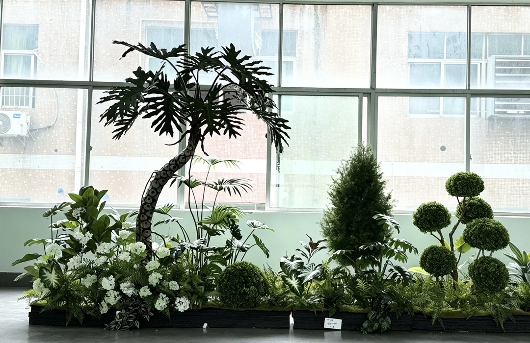 酒店的仿真绿植是这出货的！