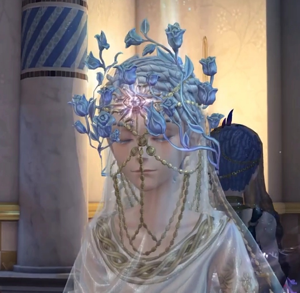 第五人格[超话]  【虚妄杰作时装】先知-昔日的预言者正脸➕坐椅形态 