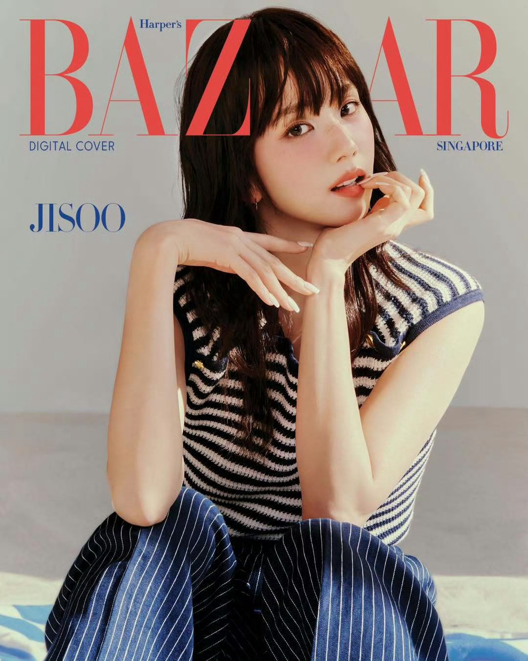 JISOO X 新加坡版 Harper’s Bazaar 四月电子刊