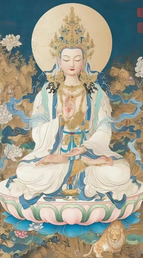 刷到文殊菩萨，不要无视，喜事将至！ ​ ​​​