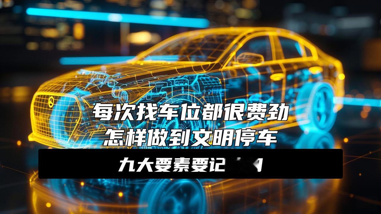 如何文明停车

现在开车出门最头疼的是啥？找车位得绕三圈，停好了还怕被刮？你有没
