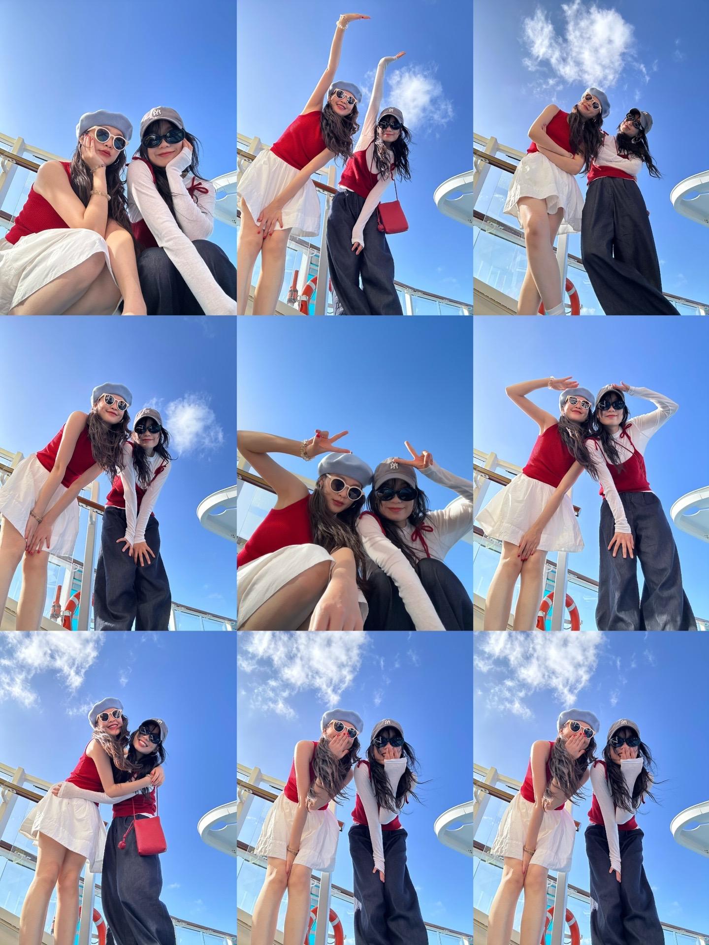 跟闺蜜出门就这么拍📷。