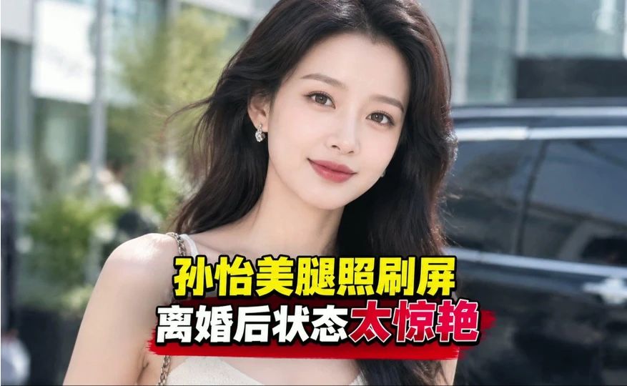 孙怡美腿照刷屏，离婚后的状态谁看了不羡慕？