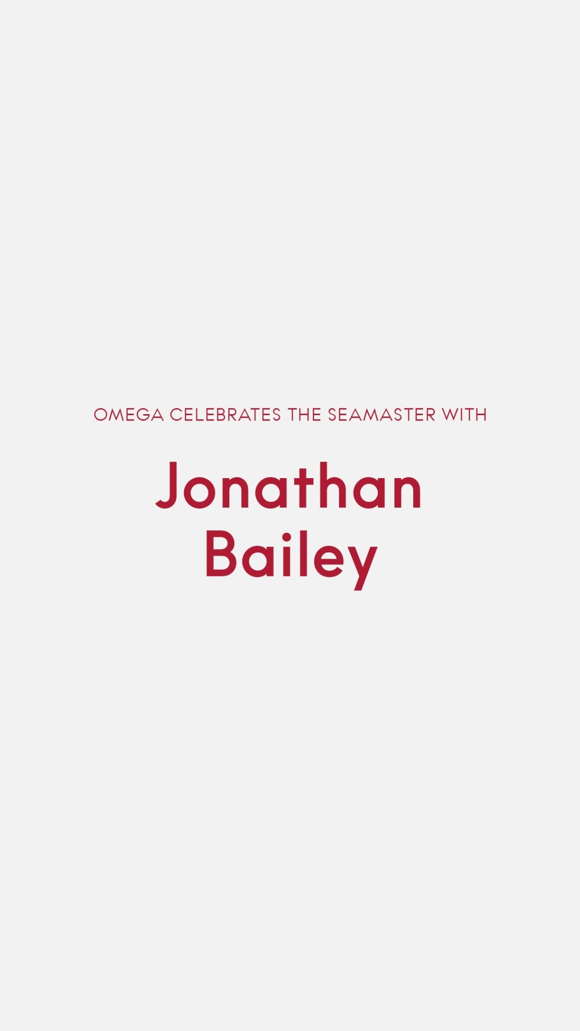 Jonathan Bailey 出席OMEGA 伦敦活动官方大片，乔贝贝太帅了。