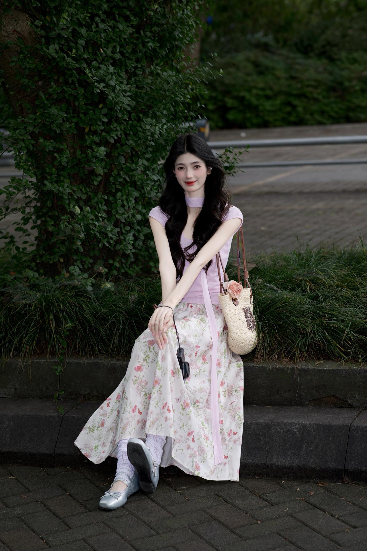 夏季穿搭 出游穿搭 小个子穿搭 少女感穿搭 氛围感穿搭