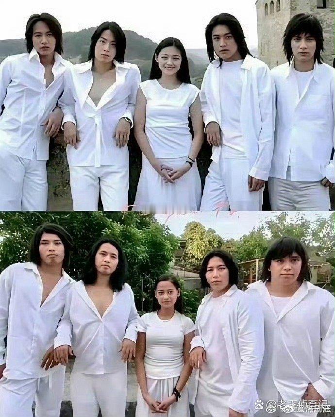 上面这五个人叫流星花园，下面这五个人应该要叫什么？ 