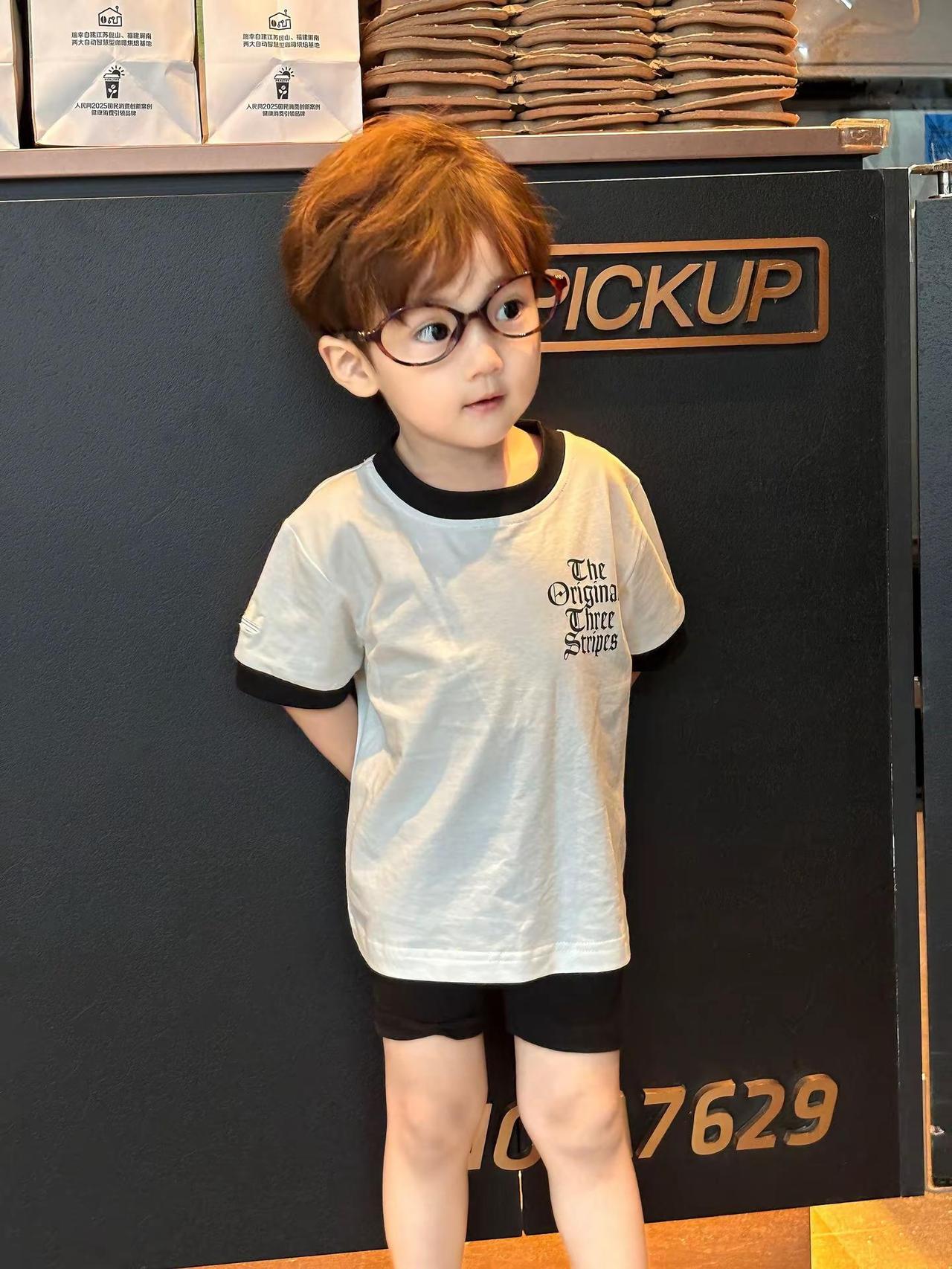 人类幼崽又奶又酷穿搭 儿子夏季穿搭 又奶又酷的小男孩穿搭 韩版小男孩