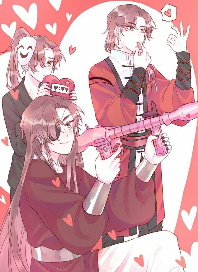 天官赐福  漫画  瞄准哥哥的心发射[机智] x:_keriander 