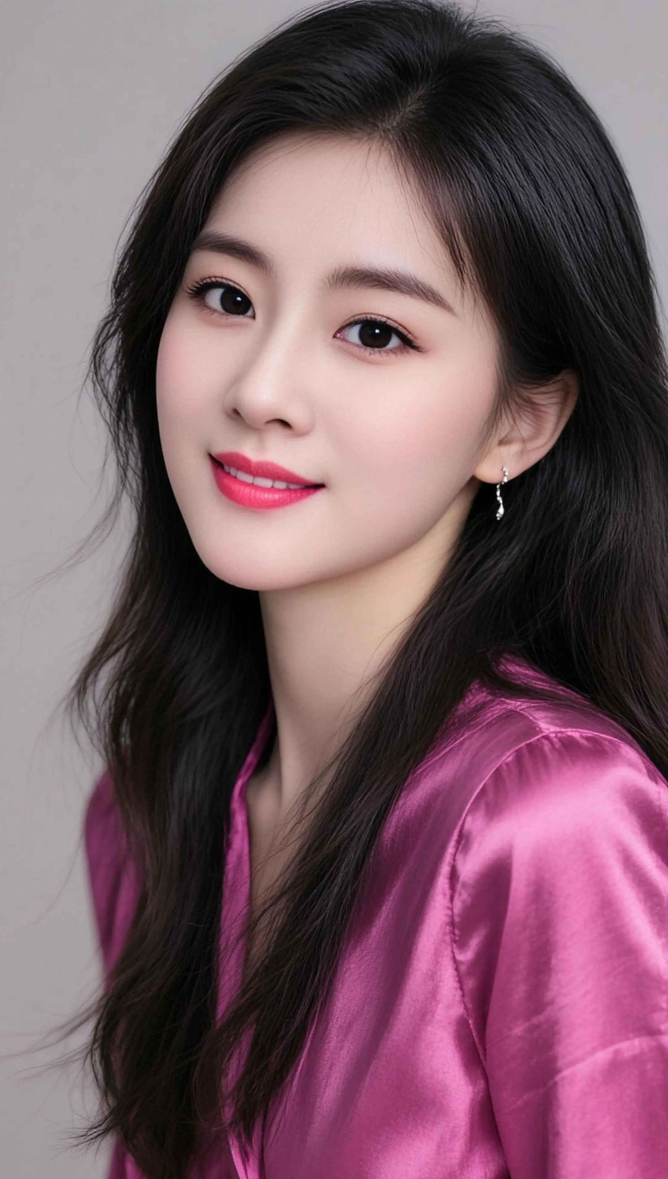 AI柔粉缎面照 随变ai随便玩