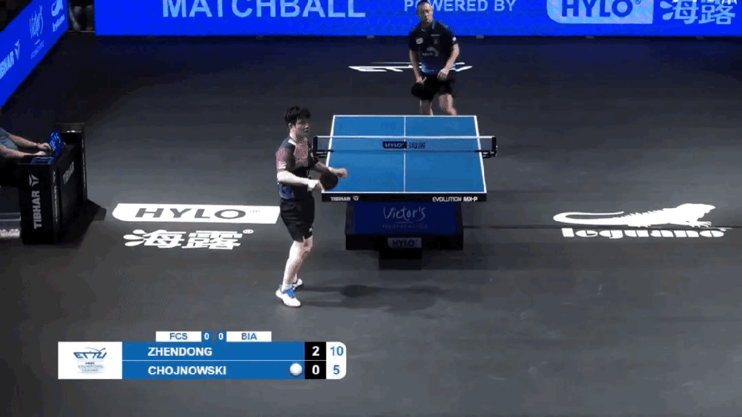 樊振东再模仿C罗庆祝动作哈哈哈哈我东东是又犀利又懂流量的，赢球后一秒钟的庆祝动作