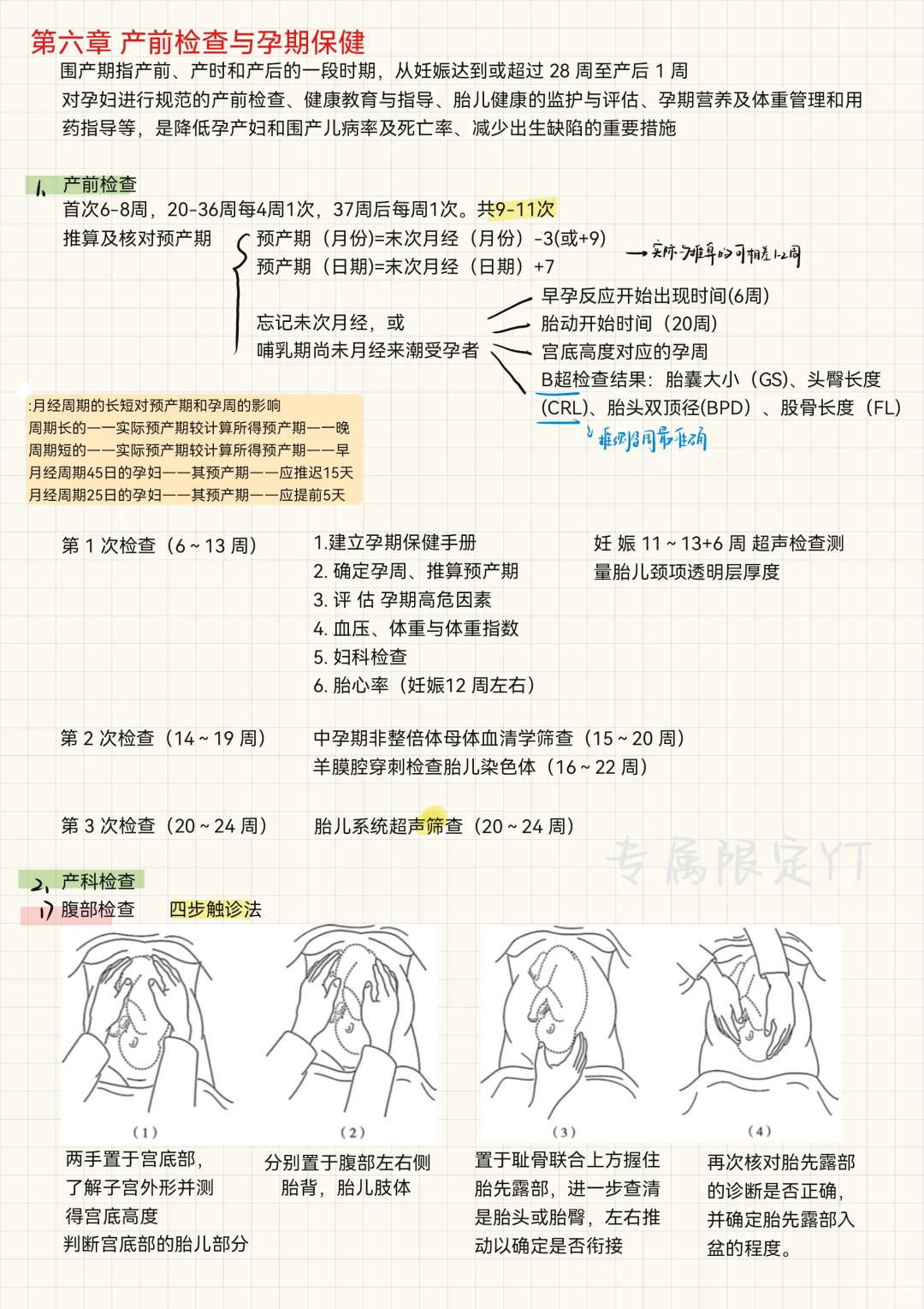 妇产科(5)-产前检查及孕期保健