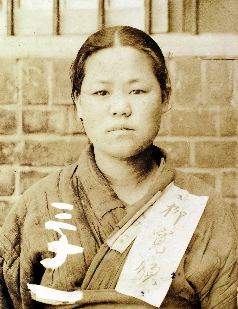 1919年，柳宽顺被俘后，一张罕见的留影，她是近代朝鲜半岛知名女性独立运动志士。
