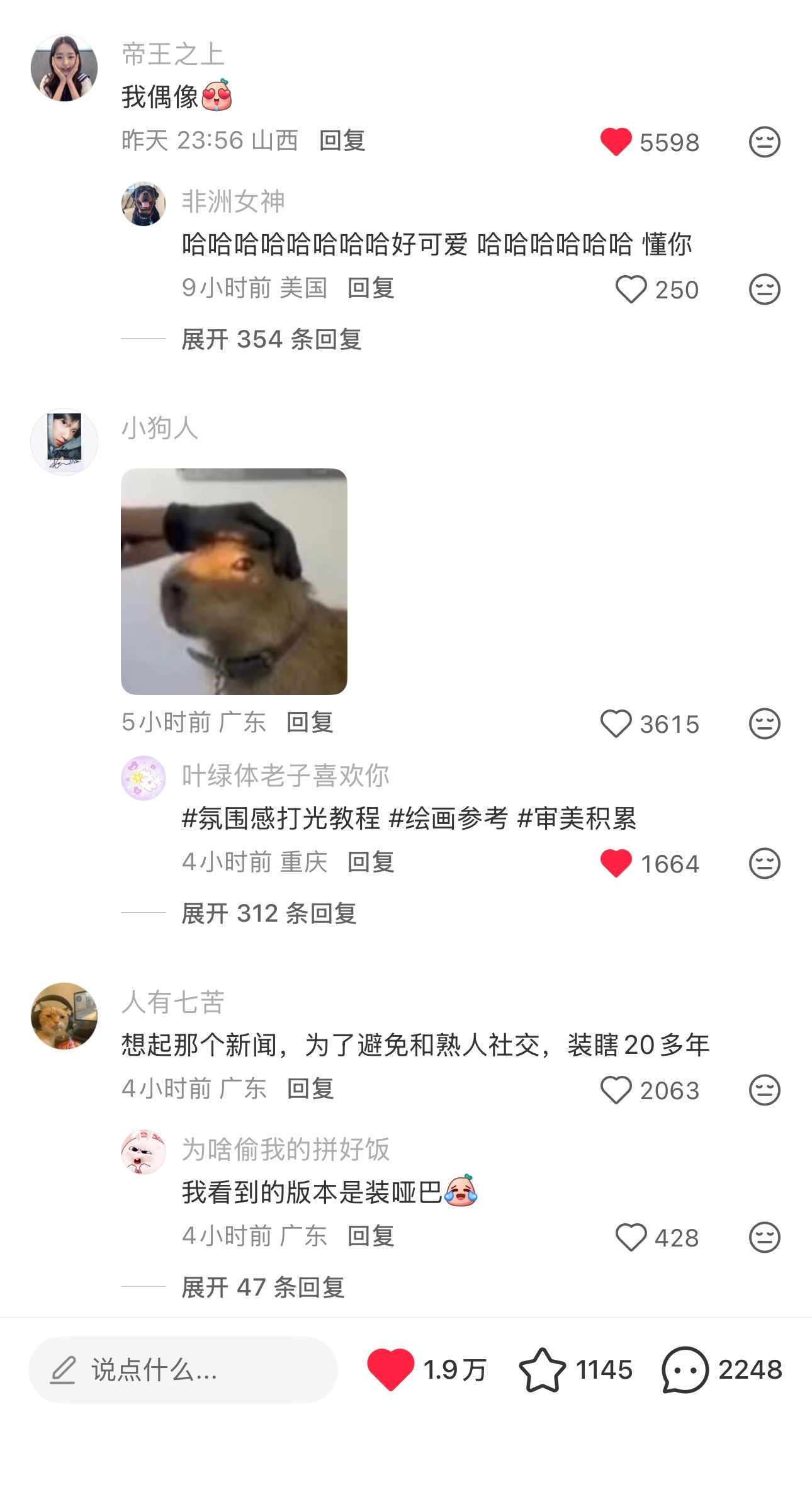 已严肃学习水豚态度