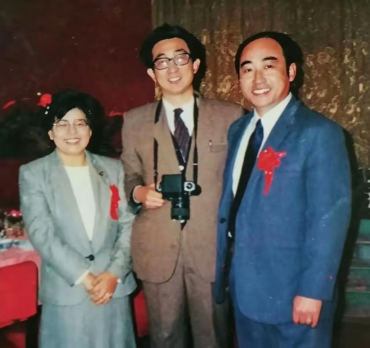 王铎：庄则栋与佐佐木敦子结婚的时候，1987年。