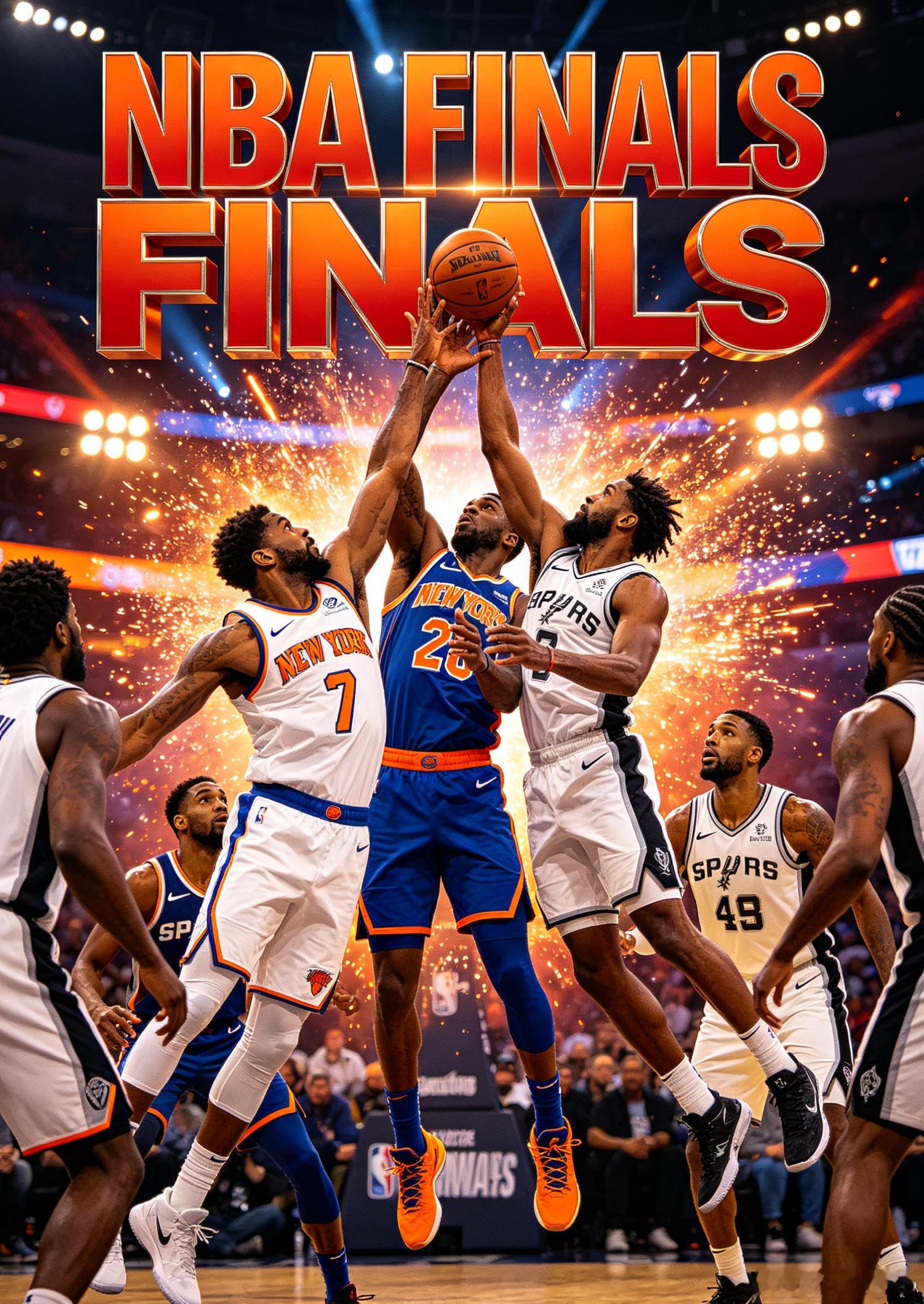 NBA总决赛尼克斯对阵马刺时隔27年总决赛再对决，马刺抢七淬炼成钢，尼克斯11连
