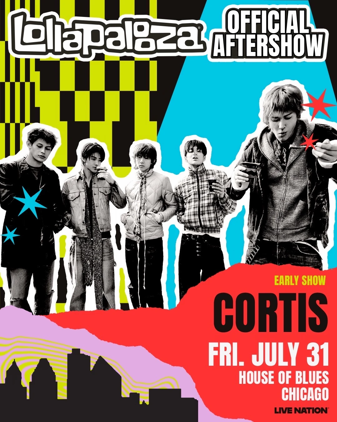 CORTIS 副舞台加场！7.31芝加哥Aftershow🎉