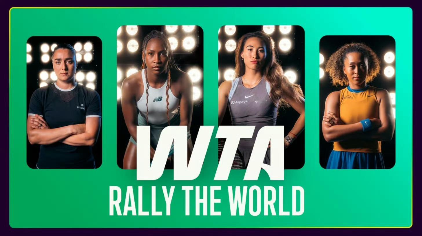 WTA推出全新品牌识别，发布 Rally the World美国佛罗里达圣彼德斯