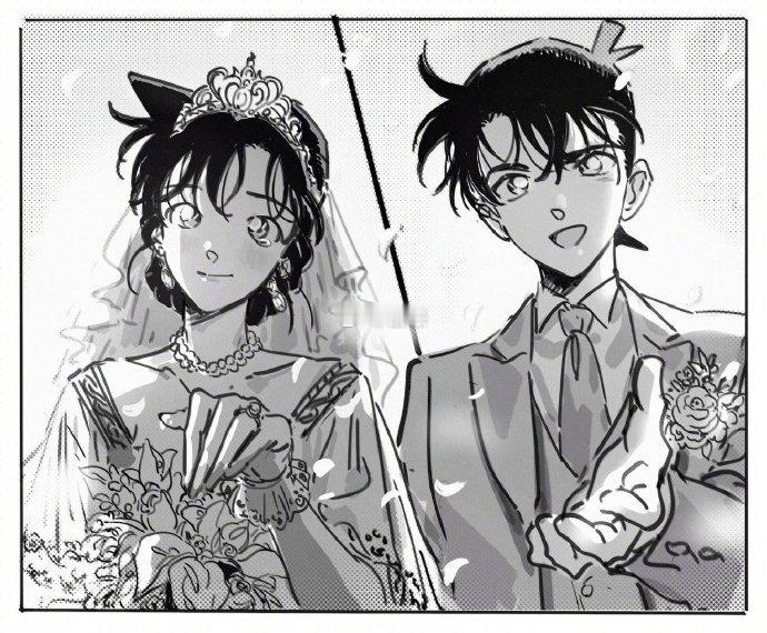 名侦探柯南[超话]“新兰世纪大婚男帅女美爱了爱了”新兰 x：umi_fav_rt