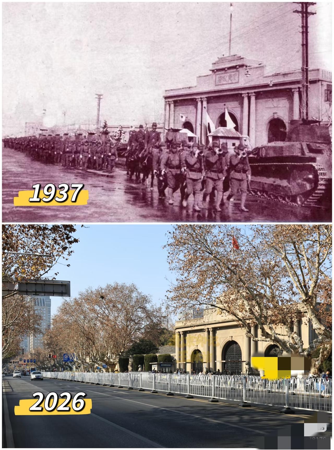 同样的一个地方，时隔近100年。