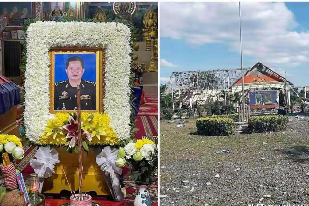 柬泰冲突第四天，柬埔寨“警卫司令部”副司令陈春中将被泰国炮兵一炮毙命！

12 