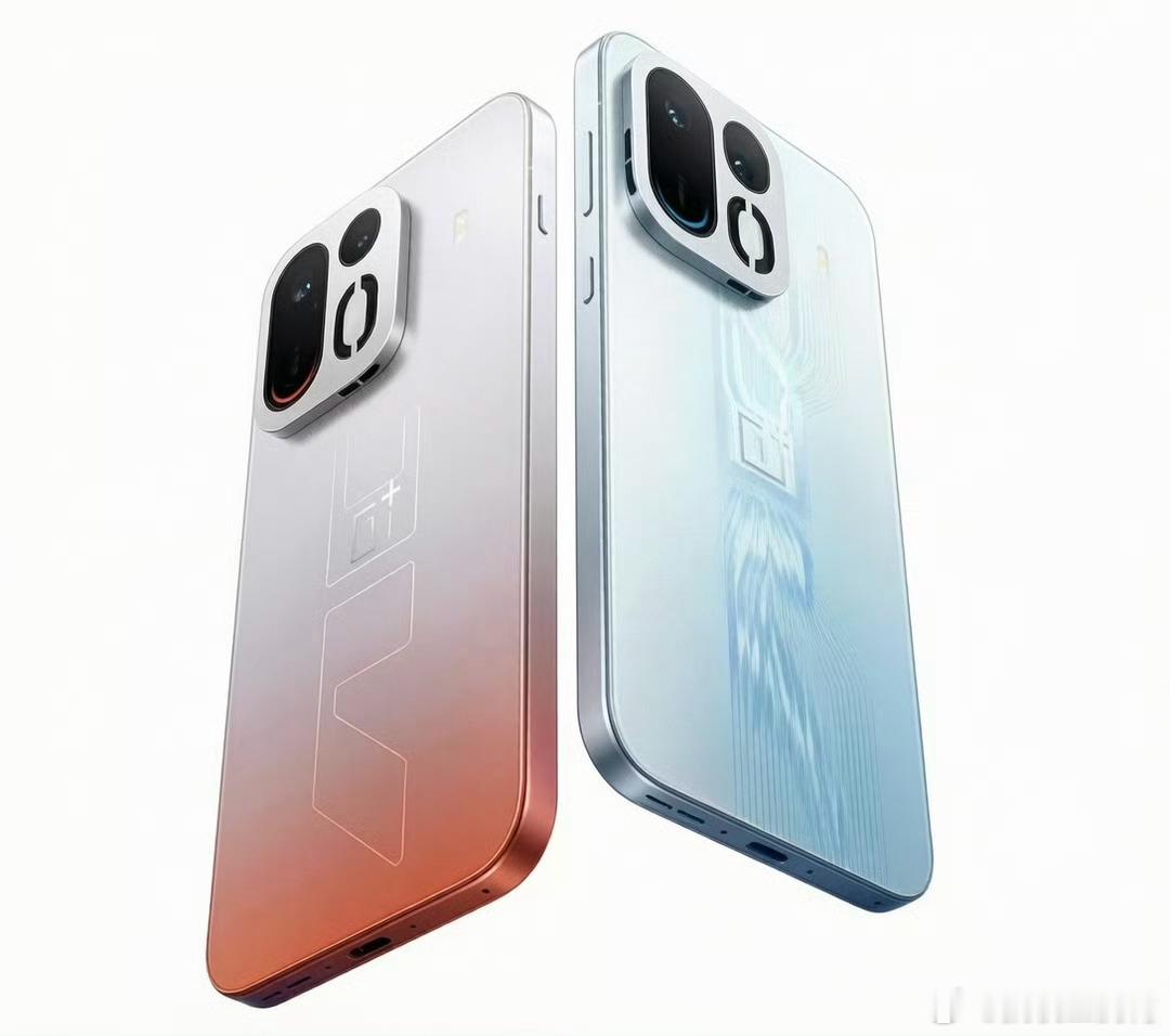 好家伙，一加Ace7系列外观公布了，红、蓝渐变色机身，镜组部位可以看到两个明显的