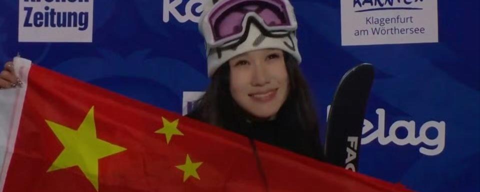 刘梦婷滑雪世界杯夺冠 太牛了24/25赛季自由式滑雪世界杯奥地利克拉根福站 女子
