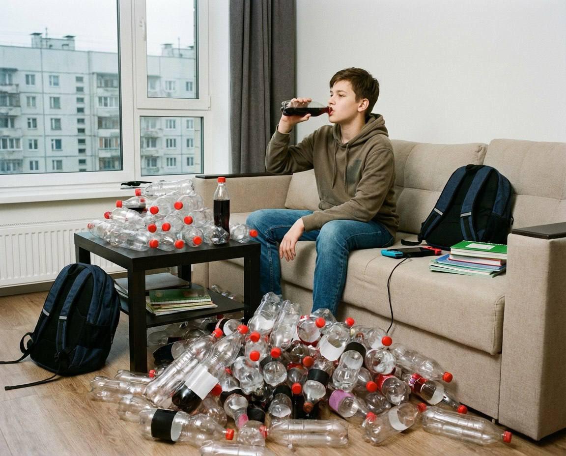 12岁男孩因饮用苏打水险些丧命
长期大量饮用含糖饮料诱发了糜烂性胃炎。这名俄罗斯