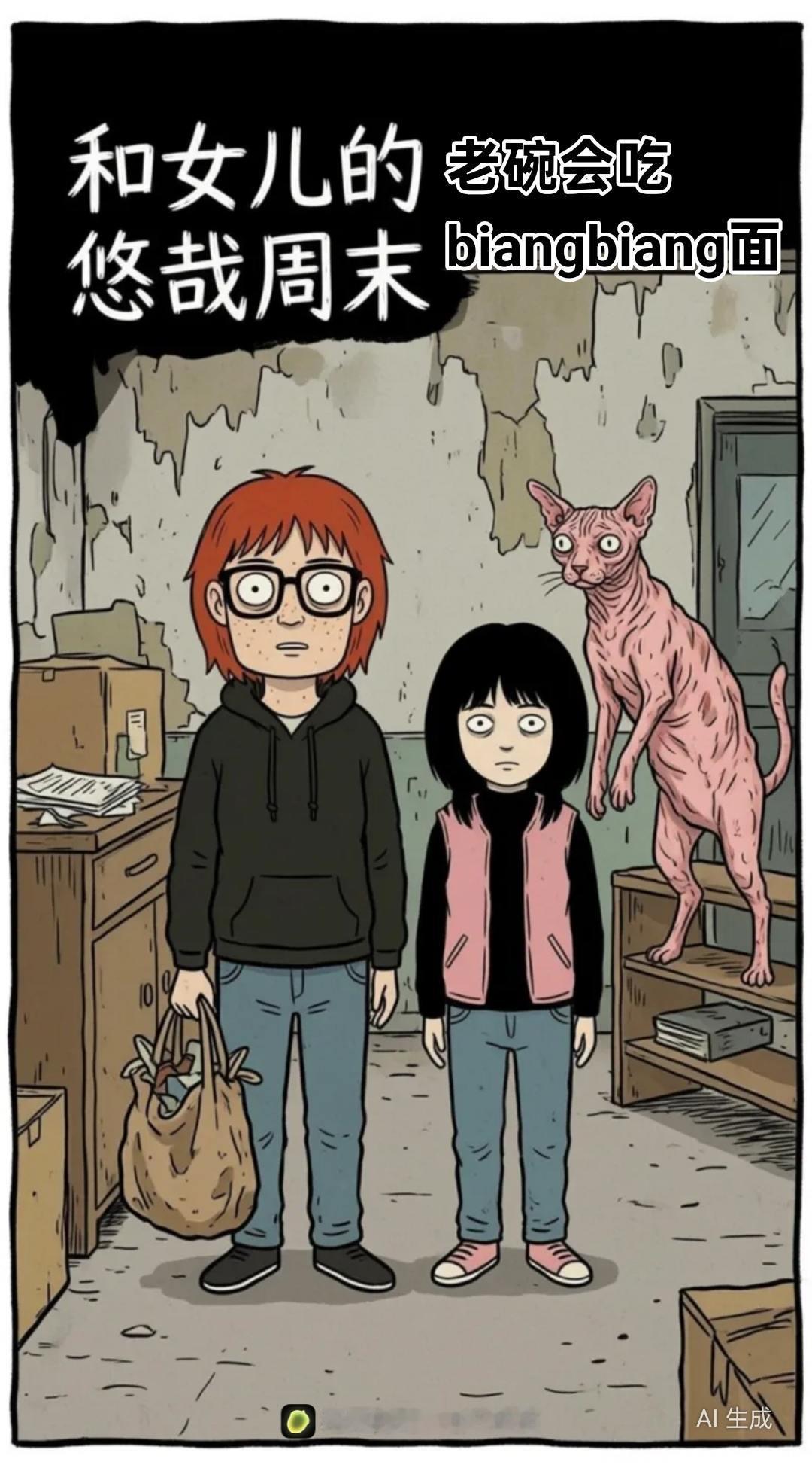 漫画日常 逃亡兔 双相情感障碍 生活碎片 biangbiang面