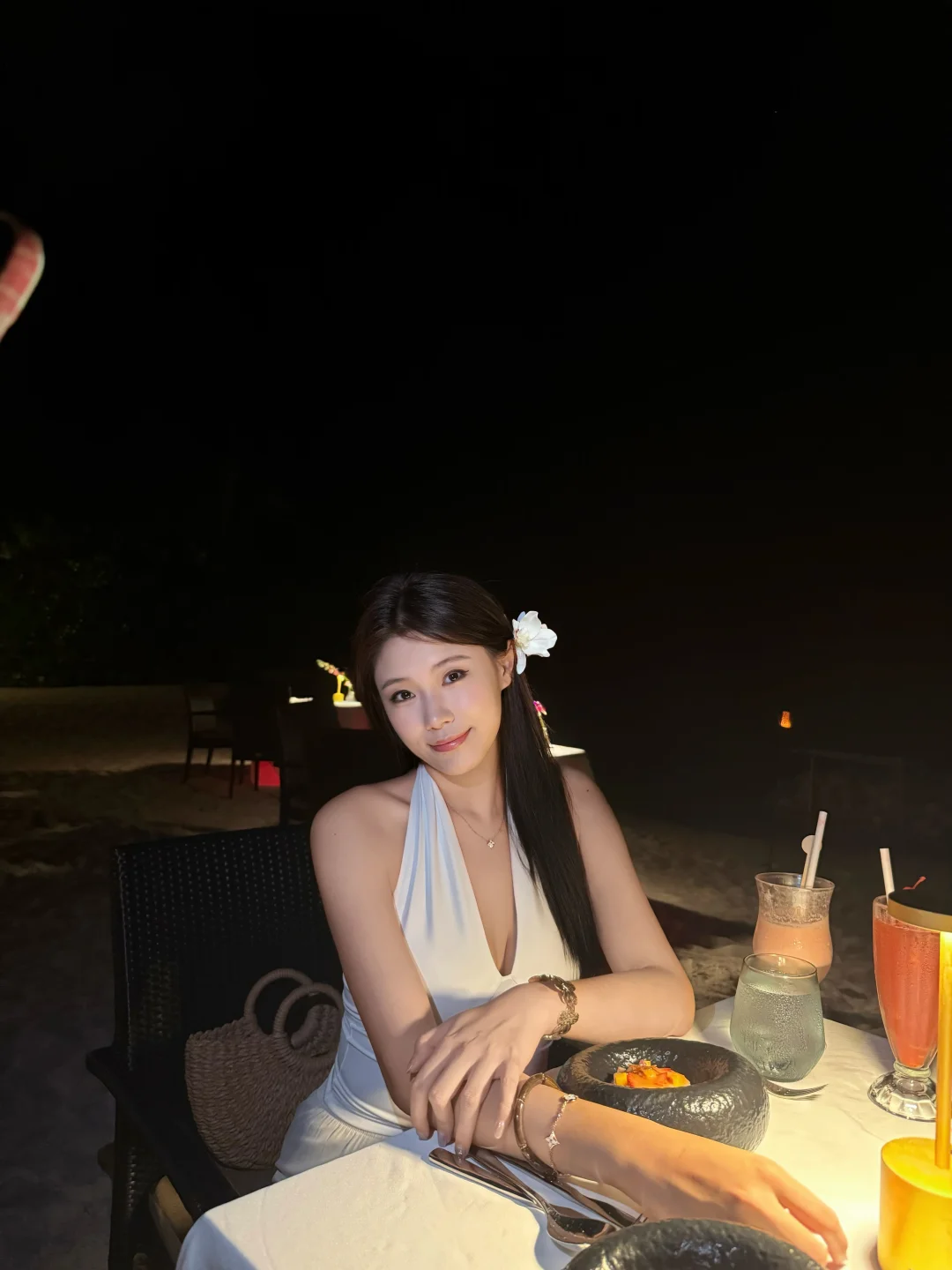 马代海边落日餐厅🍴蓝调海边餐厅📷